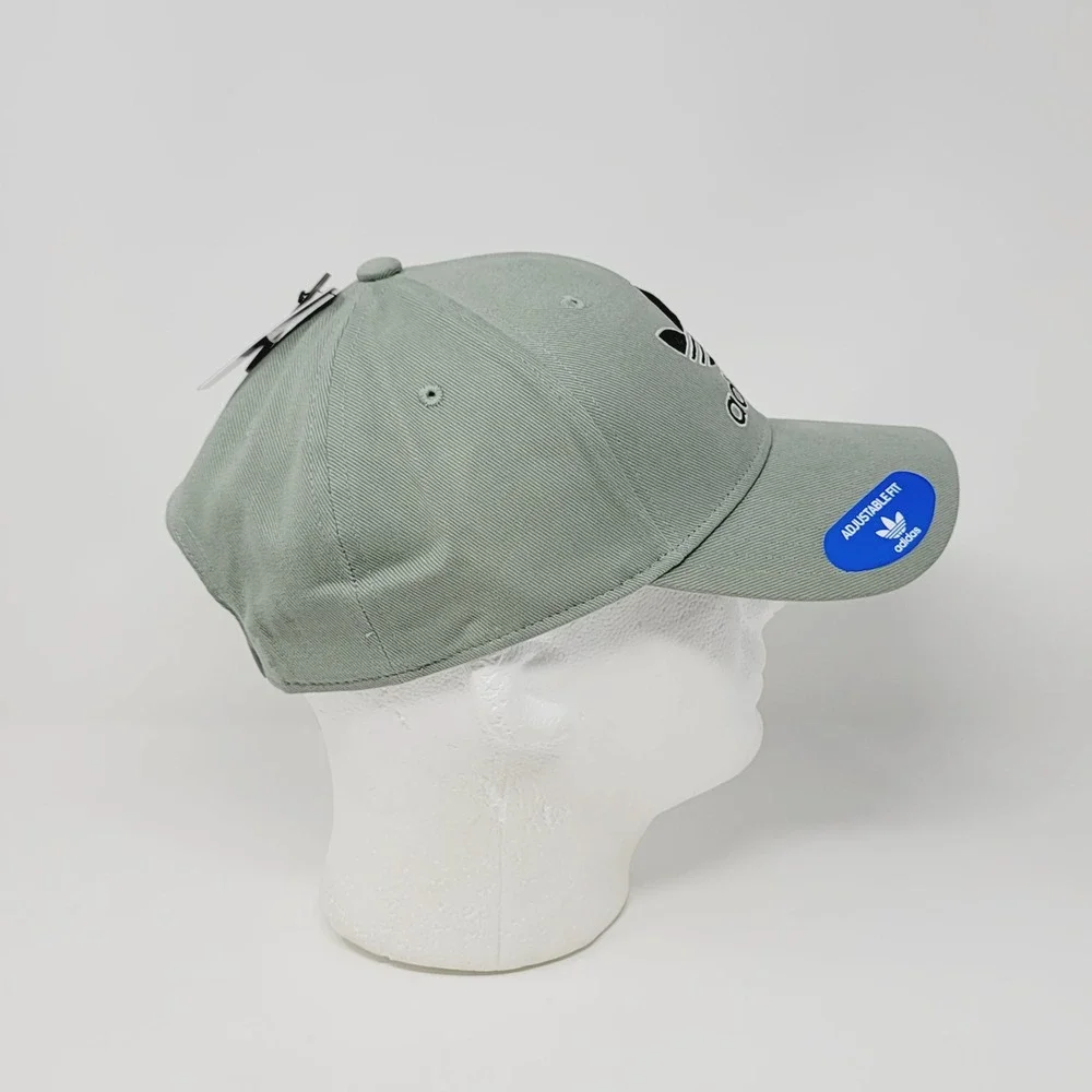 Adidas Originals Icon Snapback 2.0 Hat Mens OSFM Silver Green Trefoil GB4038